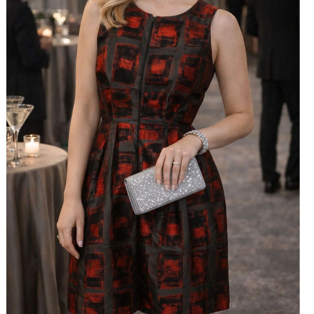 Milly geometric print dress - Size 8